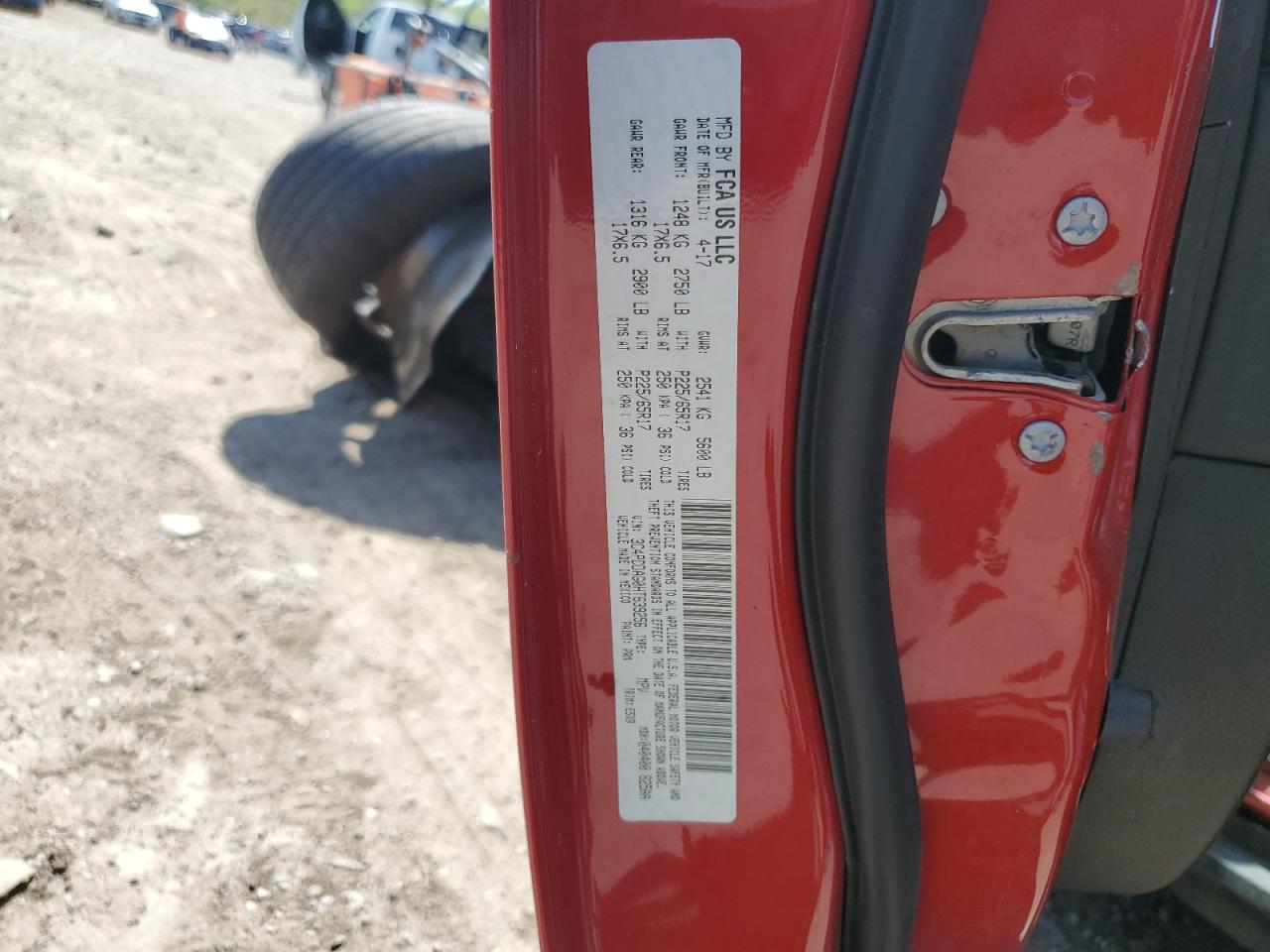 3C4PDDAG0HT639256 2017 Dodge Journey Se