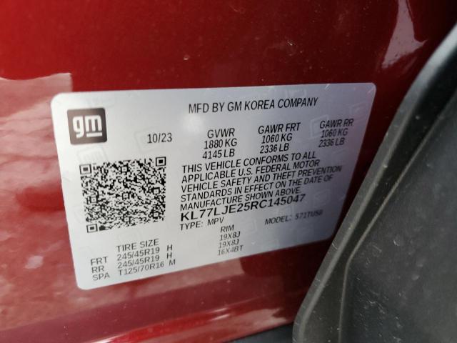 2024 CHEVROLET TRAX 2RS - KL77LJE25RC145047