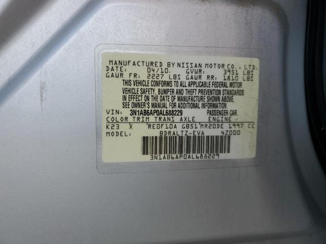 2010 NISSAN SENTRA 2.0 - 3N1AB6AP0AL688229