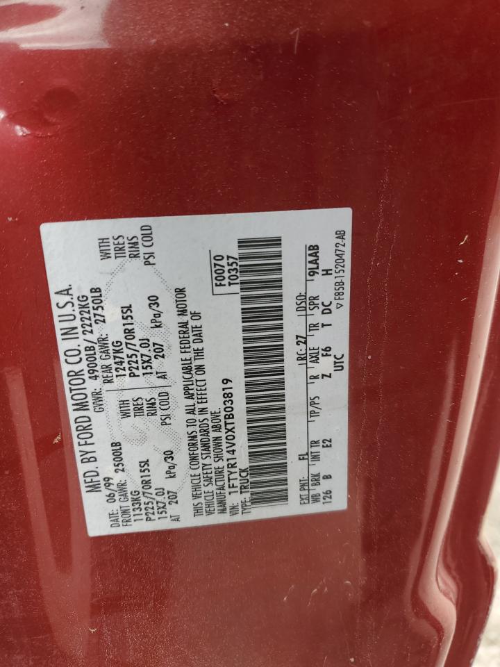 1FTYR14V0XTB03819 1999 Ford Ranger Super Cab