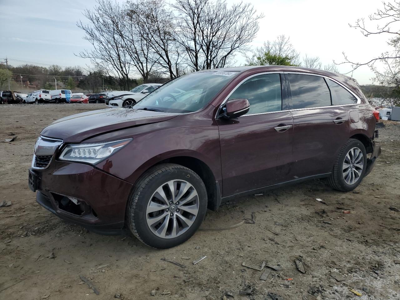 5FRYD4H46EB005460 2014 Acura Mdx Technology