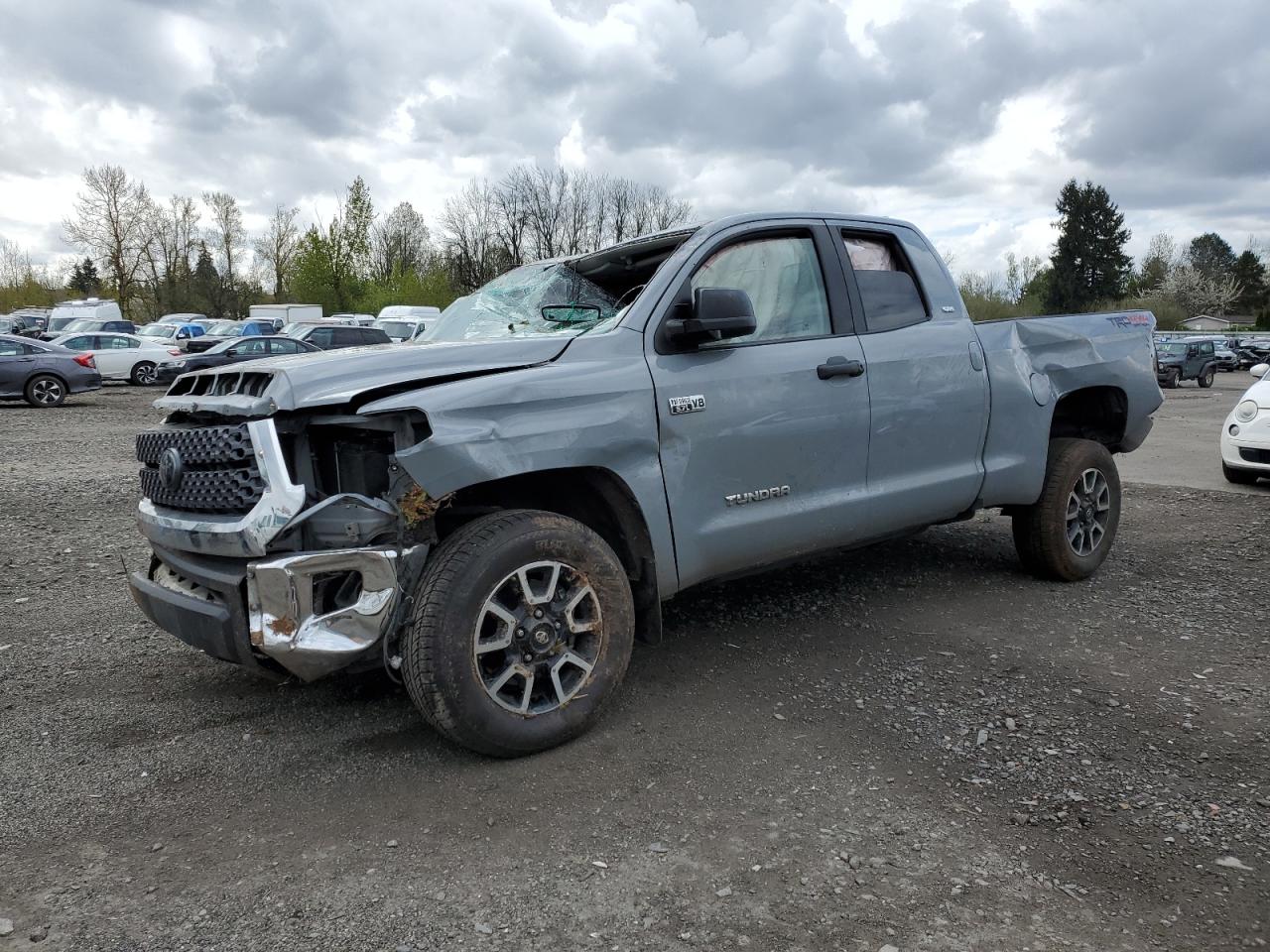 5TFUY5F1XMX978252 2021 Toyota Tundra Double Cab Sr/Sr5