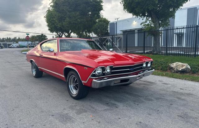 Lot #2457484310 1969 CHEVROLET CHEVELLE salvage car