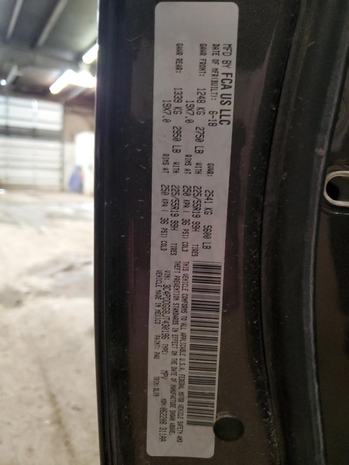 3C4PDDGG8JT430196 2018 Dodge Journey Crossroad