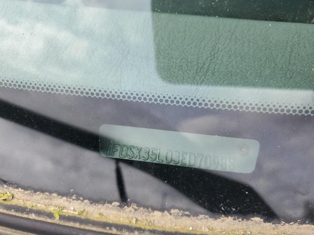 2003 Ford F350 Srw Super Duty VIN: 1FDSX35L03ED70988 Lot: 49618004