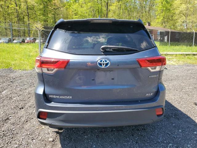 VIN 5TDJGRFH7KS075361 2019 Toyota Highlander, Hybrid no.6