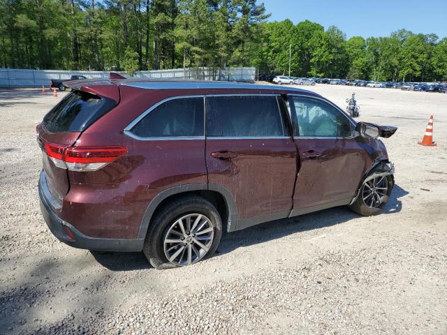 VIN 5TDKZRFHXKS339431 2019 Toyota Highlander, SE no.3