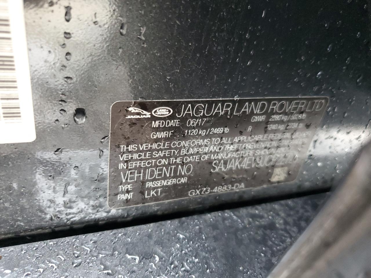 SAJAK4EV9JCP22725 2018 Jaguar Xe Prestige