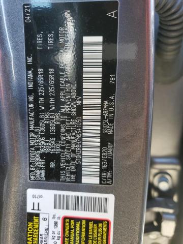 VIN 5TDHZRBH7MS541050 2021 Toyota Highlander, Xle no.14