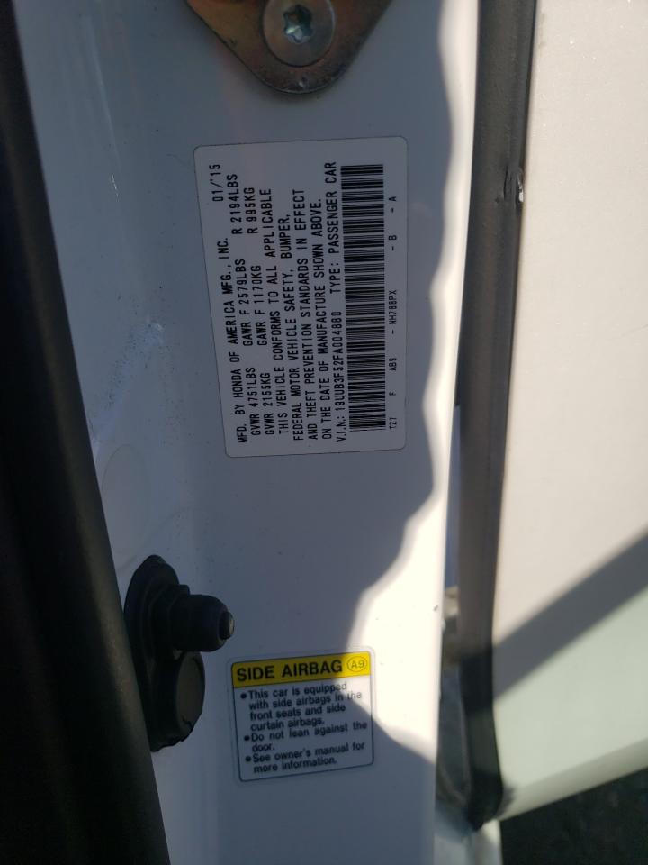 19UUB3F52FA004880 2015 Acura Tlx Tech