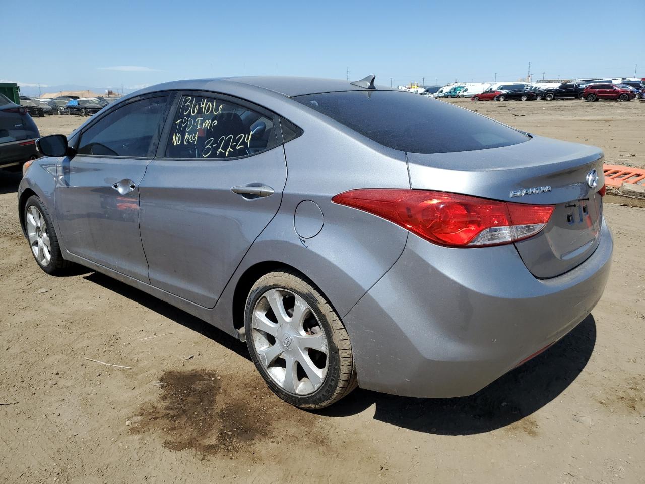 Lot #2986953760 2012 HYUNDAI ELANTRA GL