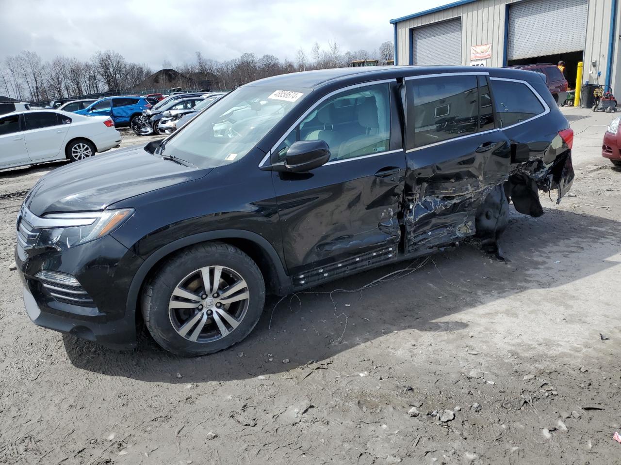 2018 Honda Pilot Ex vin: 5FNYF6H34JB034187