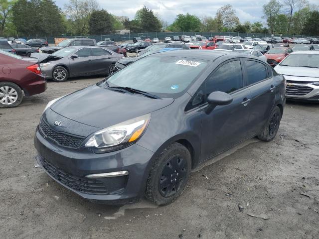 Lot #2508217330 2016 KIA RIO LX salvage car