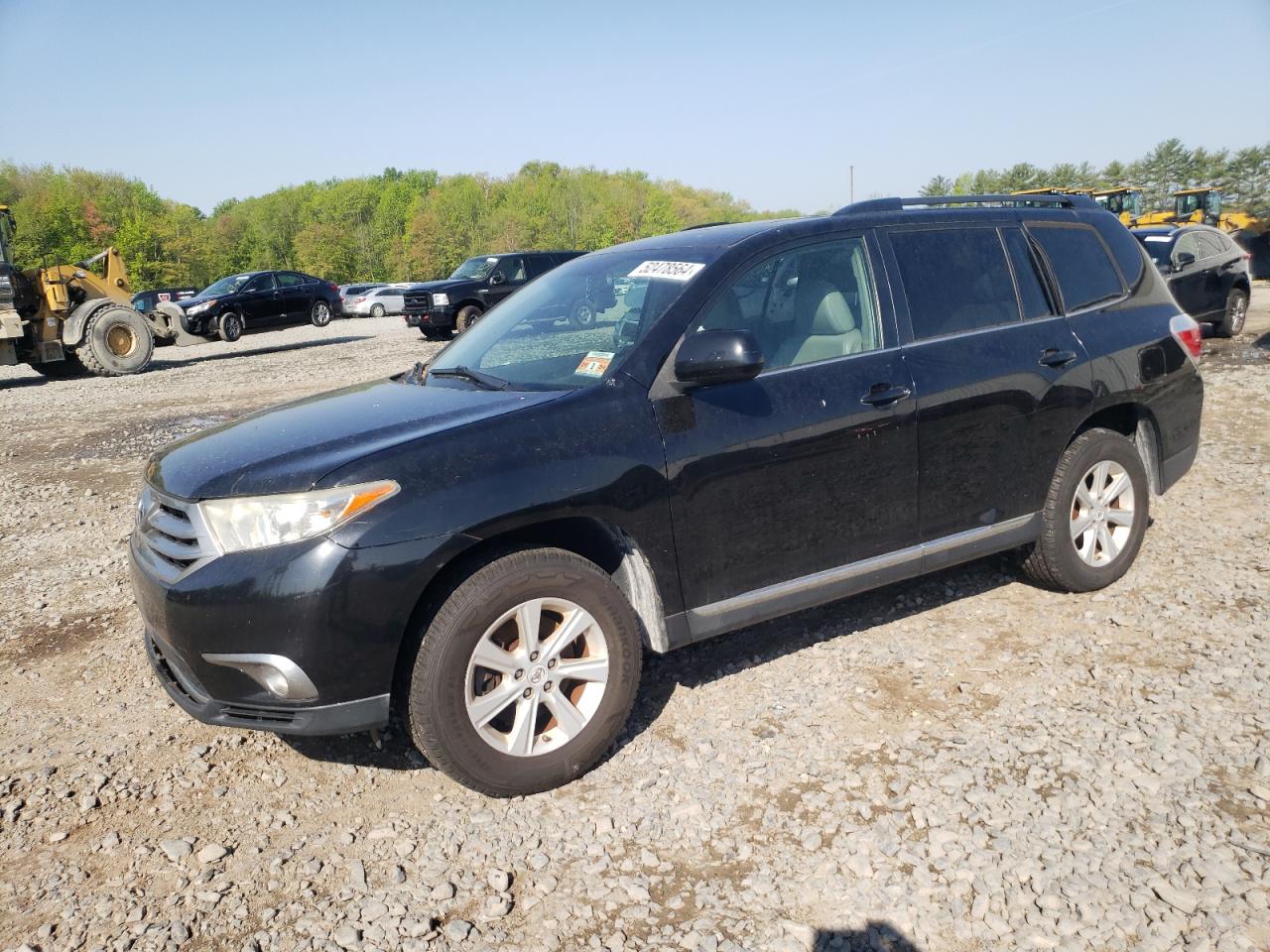 2013 Toyota Highlander Base vin: 5TDBK3EH8DS187008