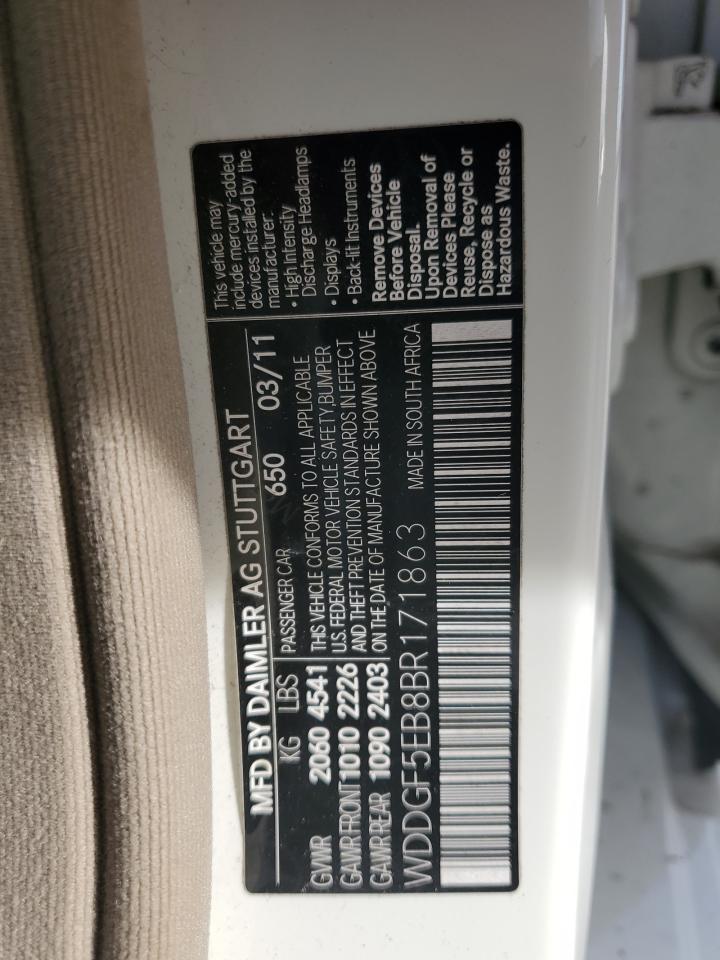 WDDGF5EB8BR171863 2011 Mercedes-Benz C 300