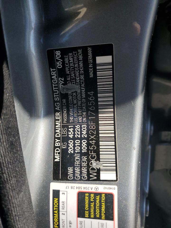 WDDGF54X28F176564 2008 Mercedes-Benz C 300