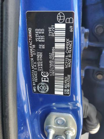 2018 TOYOTA YARIS L - VNKKTUD33JA098004