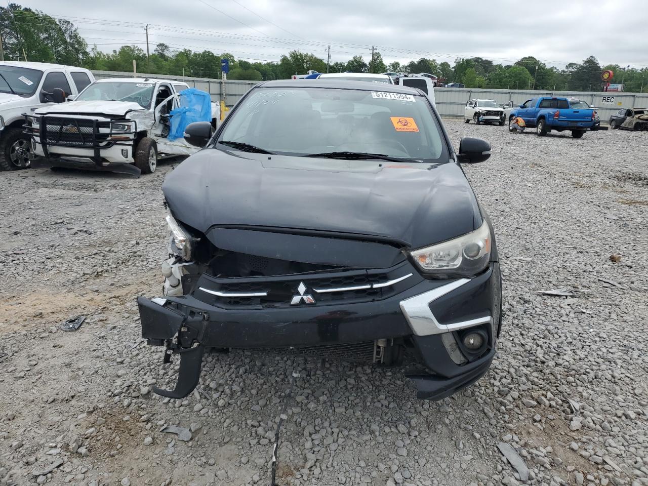 2018 Mitsubishi Outlander Sport Es vin: JA4AP3AW8JU012163