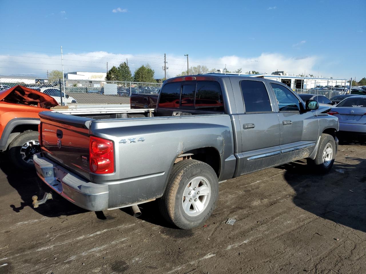 1D7HW58N58S602736 2008 Dodge Dakota Quad Laramie