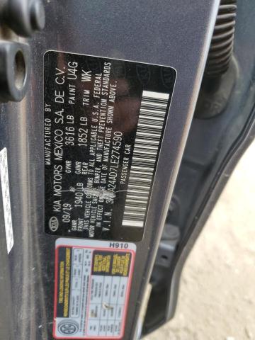 2020 Kia Rio Lx VIN: 3KPA24AD7LE274590 Lot: 51771054