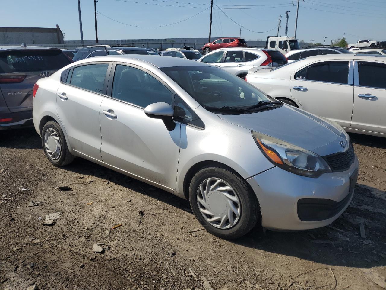 KNADM4A31D6124476 2013 Kia Rio Lx