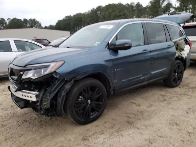 Lot #2455206405 2021 HONDA PILOT SE salvage car