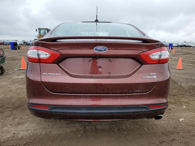 2016 Ford Fusion Se Hybrid VIN: 3FA6P0LU6GR156824 Lot: 51496334