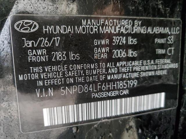2017 HYUNDAI ELANTRA SE - 5NPD84LF6HH185199