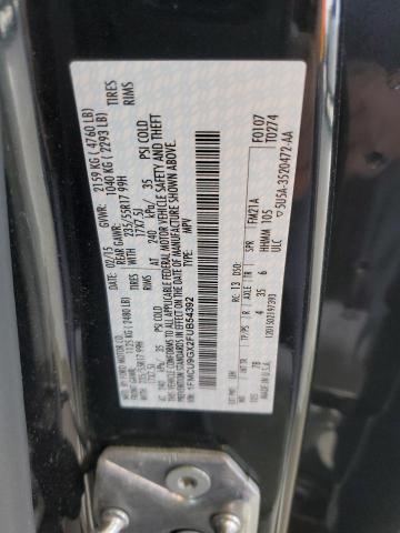 2015 Ford Escape Se VIN: 1FMCU9GX2FUB54392 Lot: 50231734