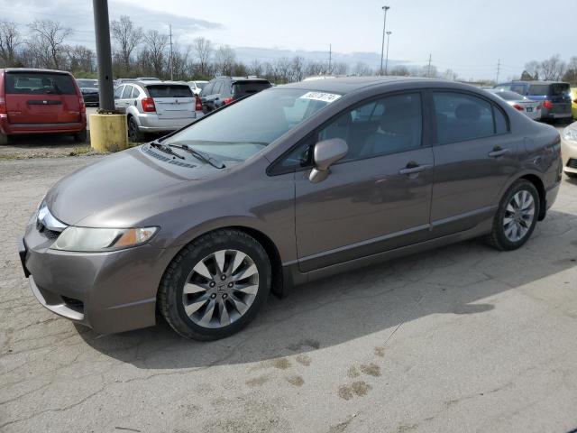 Lot #2486993443 2010 HONDA CIVIC EXL salvage car