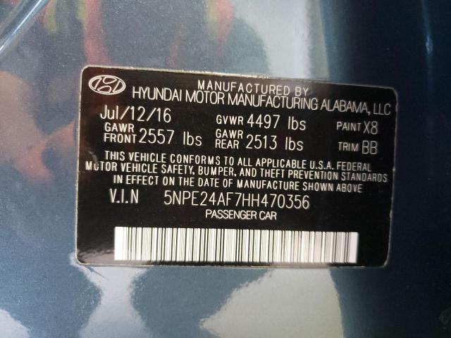 2017 HYUNDAI SONATA SE - 5NPE24AF7HH470356
