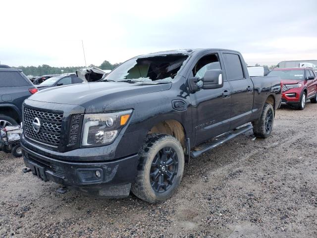 NISSAN TITAN XD S 2018 black  diesel 1N6BA1F44JN519883 photo #1