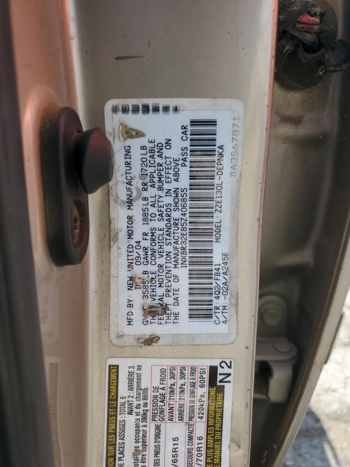 1NXBR32E85Z406855 2005 Toyota Corolla Ce
