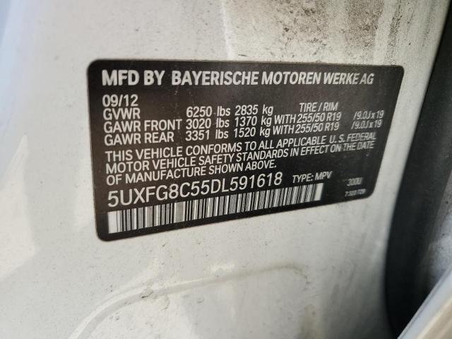 VIN 5UXFG8C55DL591618 2013 BMW X6, Xdrive50I no.12