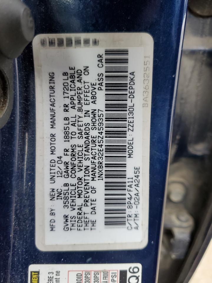 1NXBR32E45Z459357 2005 Toyota Corolla Ce