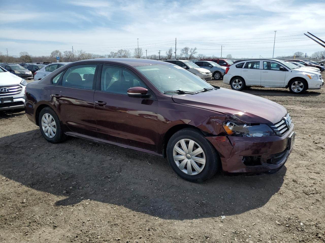 1VWAP7A34DC020741 2013 Volkswagen Passat S