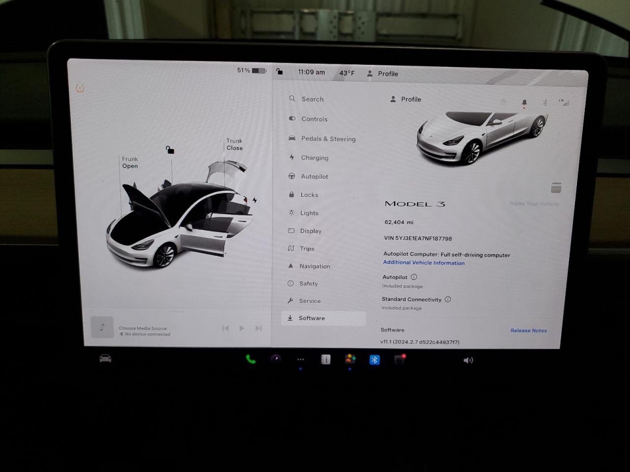 5YJ3E1EA7NF187798 2022 Tesla Model 3