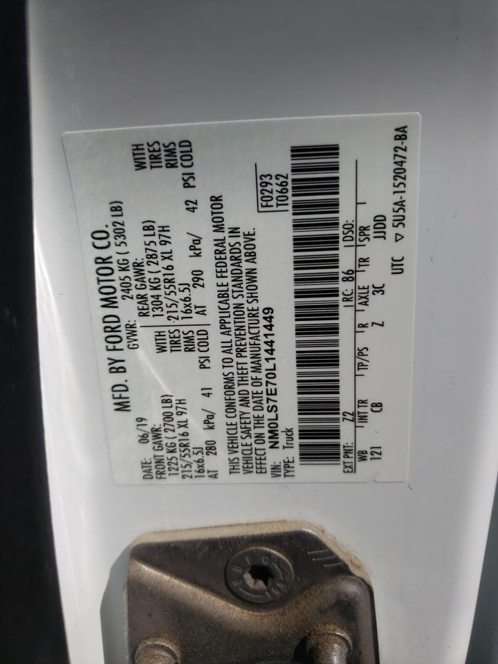 NM0LS7E70L1441449 2020 Ford Transit Connect Xl