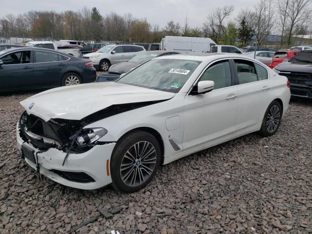 BMW 530XE 2018 white  hybrid engine WBAJB1C51JB085235 photo #1