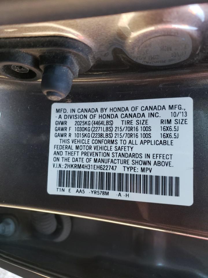 2HKRM4H31EH622747 2014 Honda Cr-V Lx