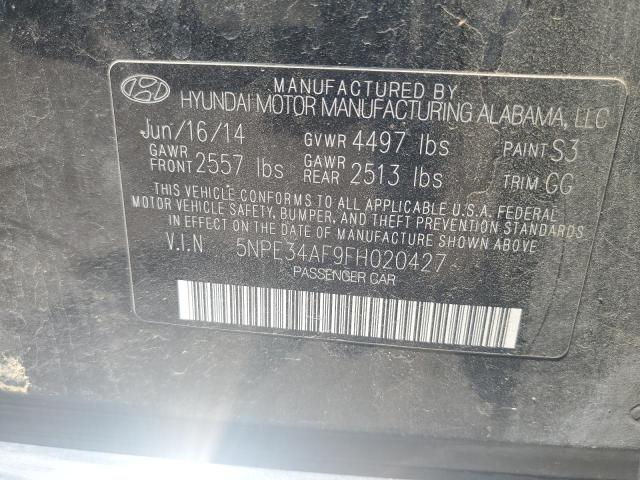 2015 Hyundai Sonata Sport VIN: 5NPE34AF9FH020427 Lot: 52198774