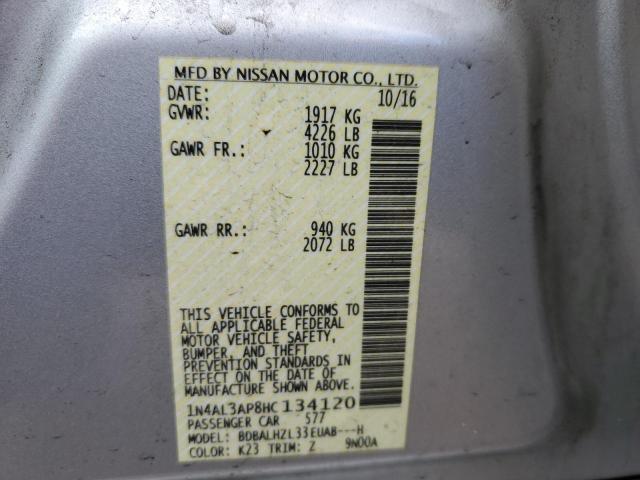 2017 NISSAN ALTIMA 2.5 - 1N4AL3AP8HC134120