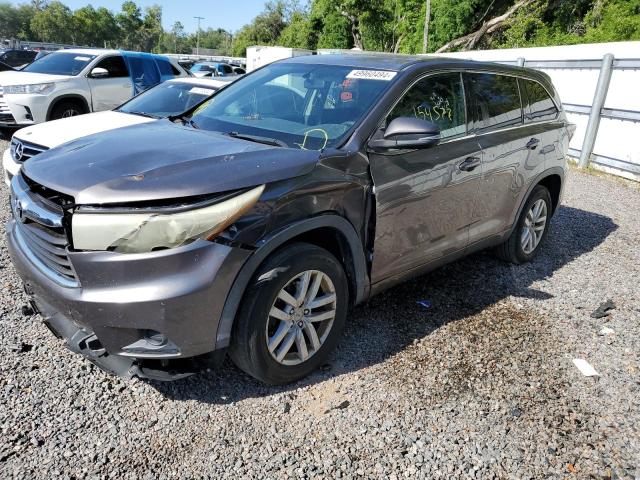 VIN 5TDZARFH6FS013041 2015 Toyota Highlander, LE no.1