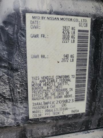 2018 NISSAN ALTIMA 2.5 - 1N4AL3AP4JC209823