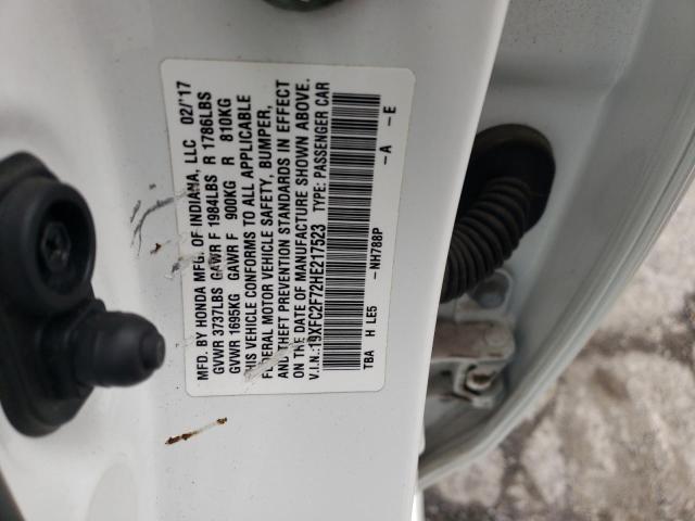 2017 HONDA CIVIC EX - 19XFC2F72HE217523