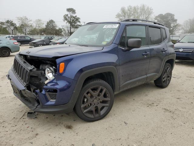 Lot #2519796196 2021 JEEP RENEGADE salvage car