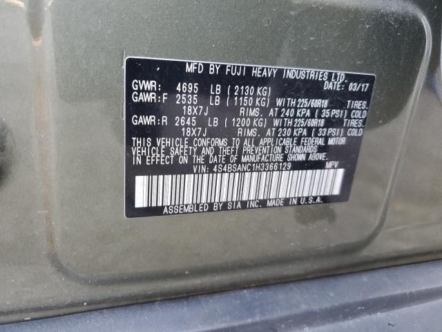 2017 SUBARU OUTBACK 2. - 4S4BSANC1H3366129