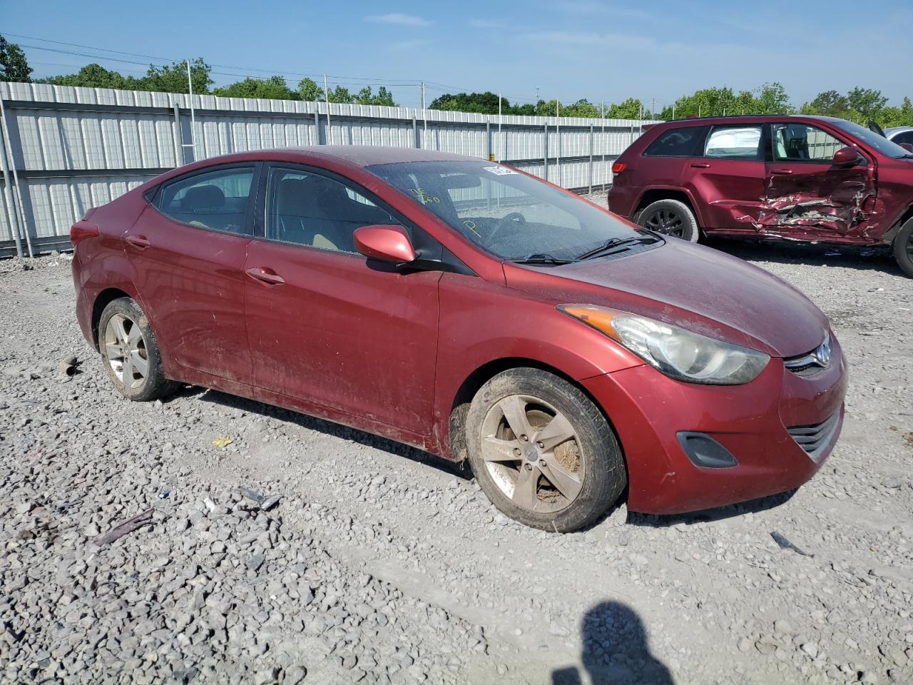 2013 Hyundai Elantra Gls vin: 5NPDH4AE9DH360484