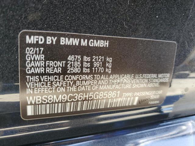 VIN WBS8M9C36H5G85861 2017 BMW M3 no.12