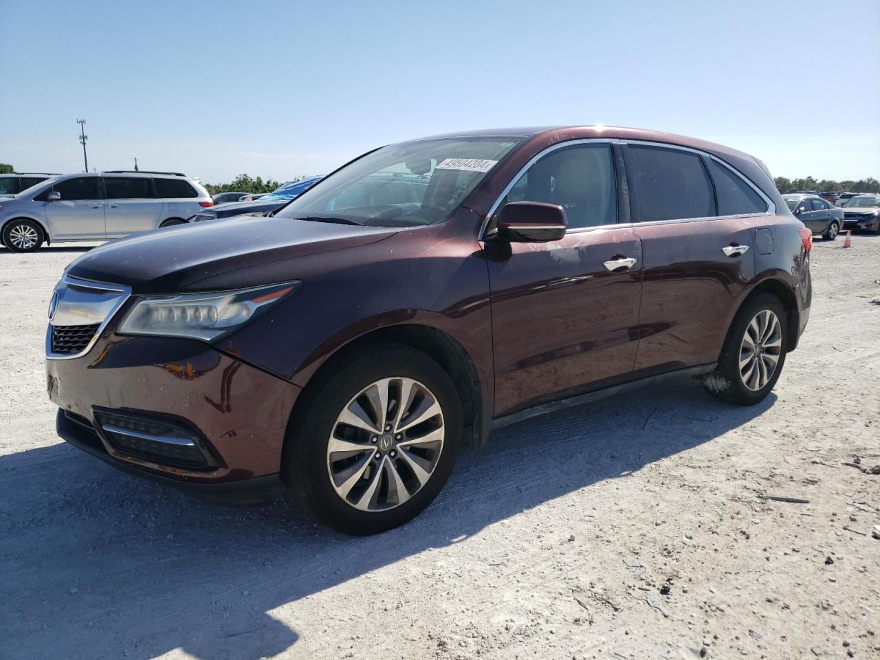 5FRYD3H46EB017571 2014 Acura Mdx Technology